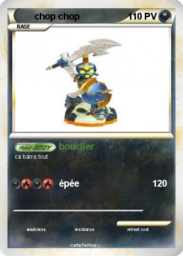 Pokemon chop chop