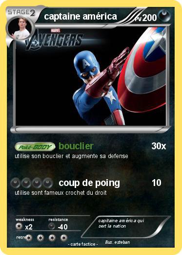 Pokemon captaine américa