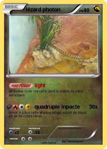 Pokemon lézard photon