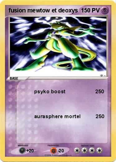 Pokemon fusion mewtow et deoxys