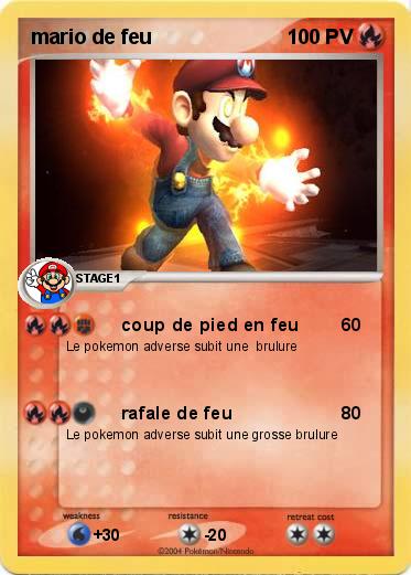 Pokemon mario de feu