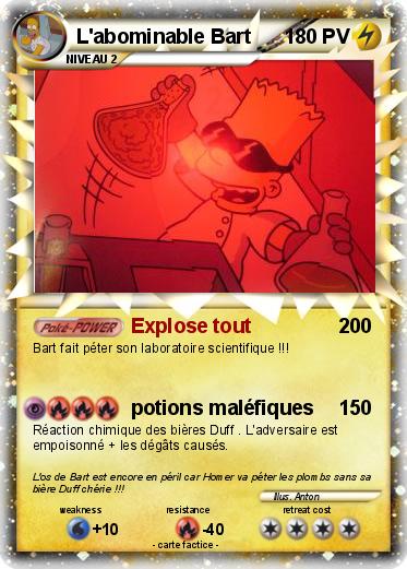 Pokemon L'abominable Bart