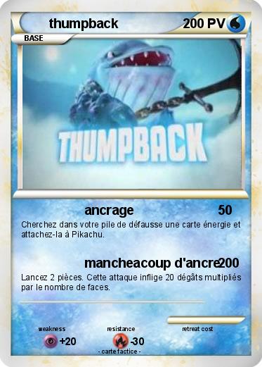Pokemon thumpback
