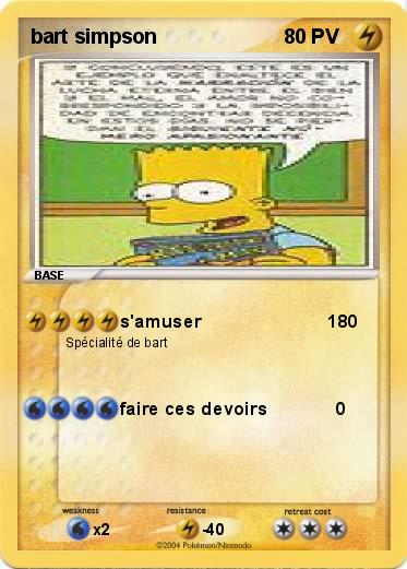 Pokemon bart simpson