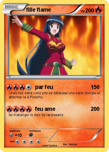 Pokemon fille flame