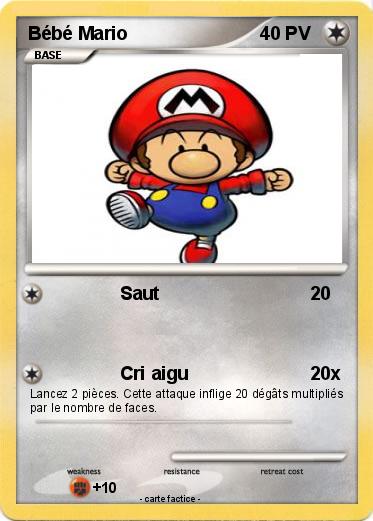 Pokemon Bébé Mario