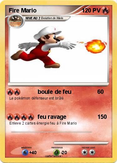 Pokemon Fire Mario