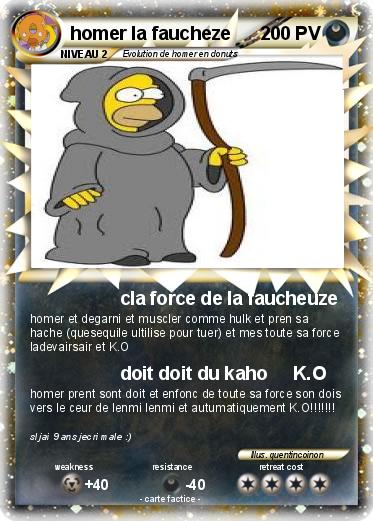 Pokemon homer la faucheze