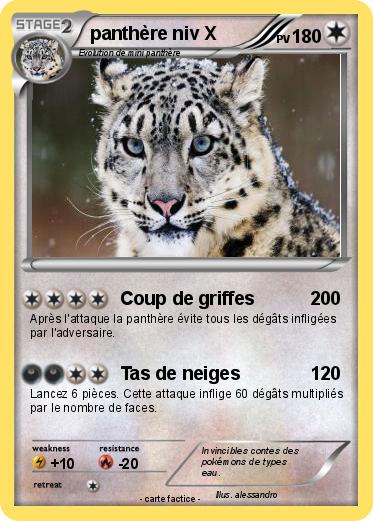 Pokemon panthère niv X