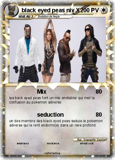 Pokemon black eyed peas niv X