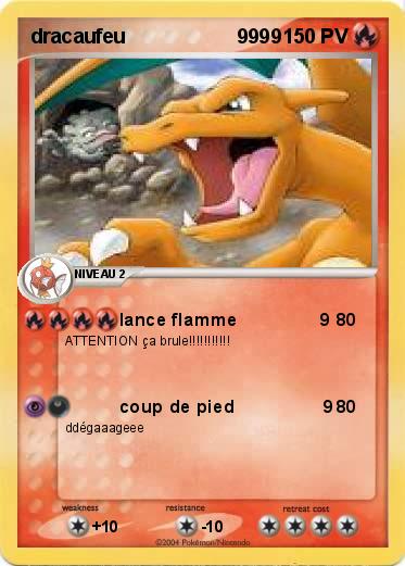 Pokemon dracaufeu                    9999