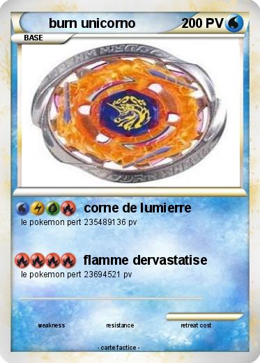 Pokemon burn unicorno