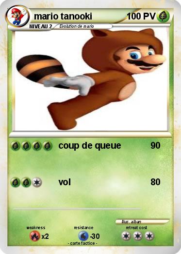 Pokemon mario tanooki