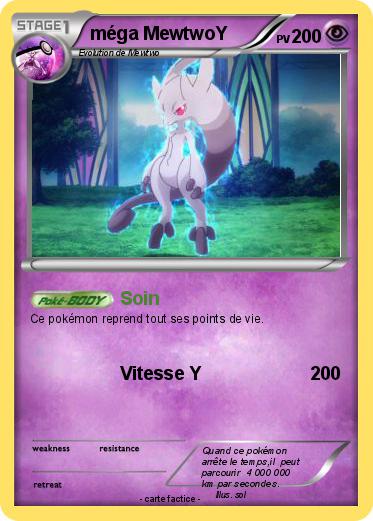 Pokemon méga MewtwoY