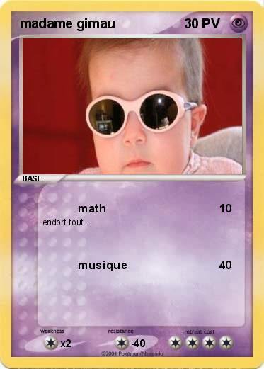 Pokemon madame gimau