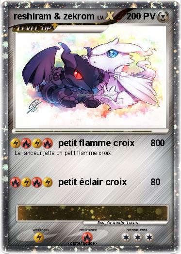 Pokemon reshiram & zekrom