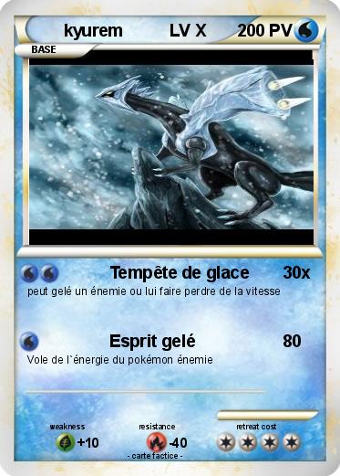 Pokemon kyurem          LV X
