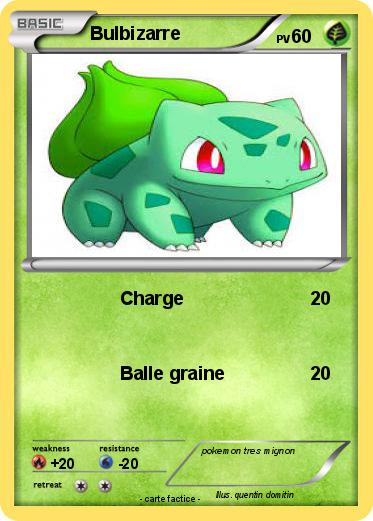 Pokemon Bulbizarre