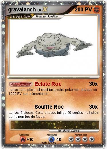 Pokemon gravalanch