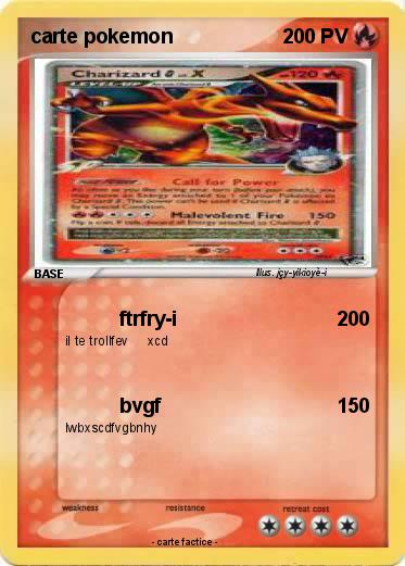 Pokemon carte pokemon