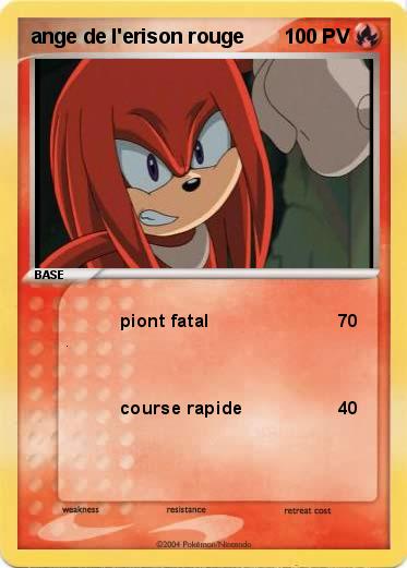 Pokemon ange de l'erison rouge