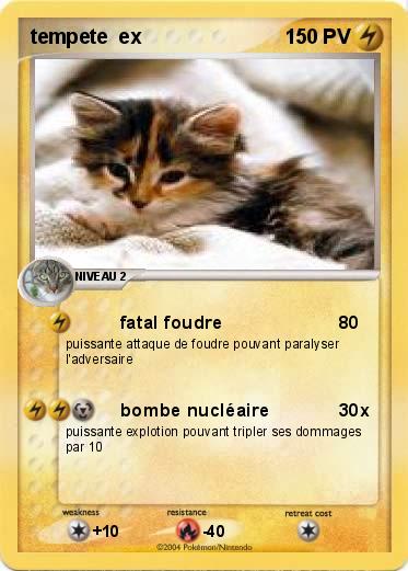 Pokemon tempete  ex