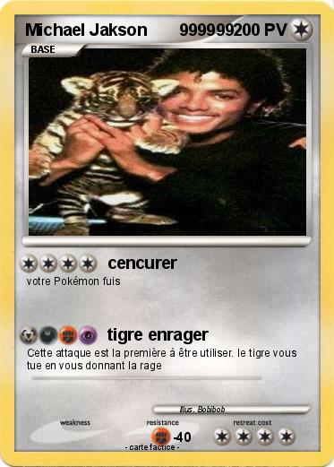 Pokemon Michael Jakson       999999