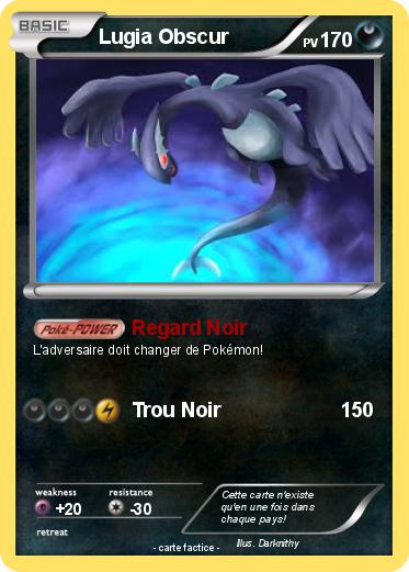Pokemon Lugia Obscur
