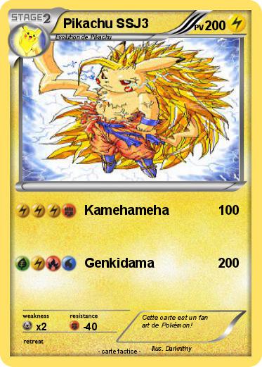 Pokemon Pikachu SSJ3