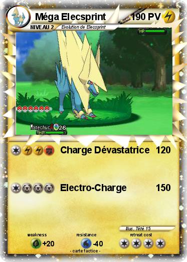 Pokemon Méga Elecsprint
