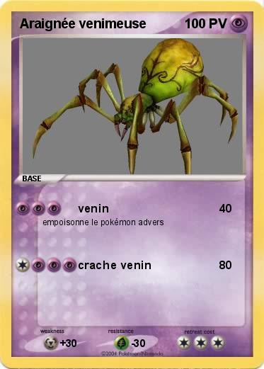 Pokemon Araignée venimeuse