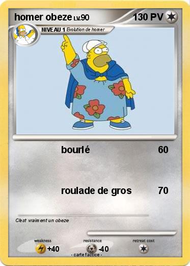 Pokemon homer obeze