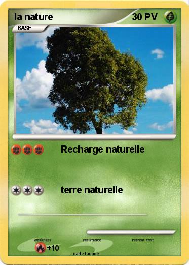 Pokemon la nature