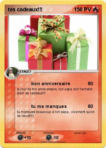 Pokemon tes cadeaux!!!