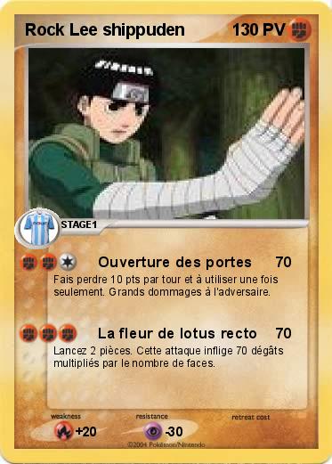 Pokemon Rock Lee shippuden