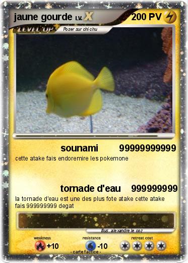 Pokemon jaune gourde