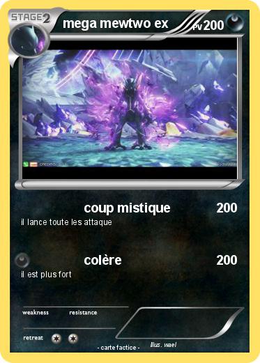 Pokemon mega mewtwo ex