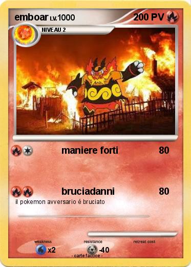Pokemon emboar