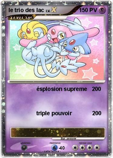 Pokemon le trio des lac