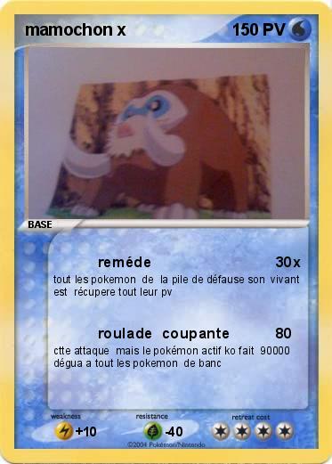 Pokemon mamochon x