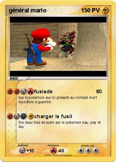 Pokemon général mario