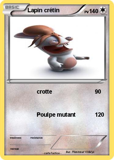 Pokemon Lapin crétin