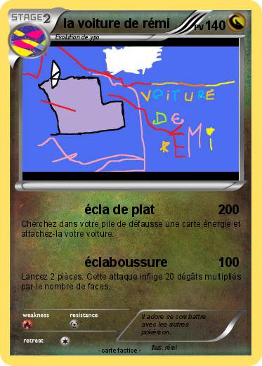 Pokemon la voiture de rémi