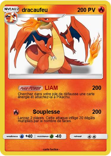 Pokemon dracaufeu