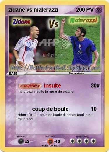 Pokemon zidane vs materazzi