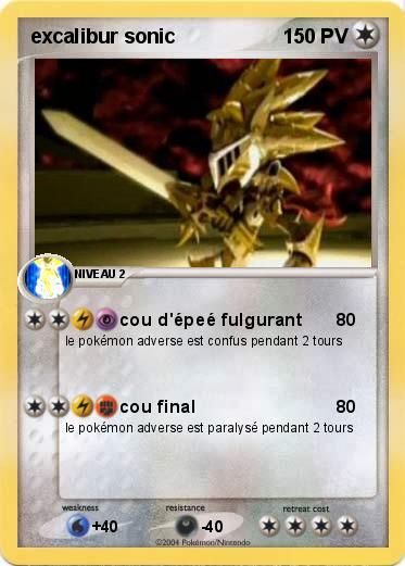 Pokemon excalibur sonic