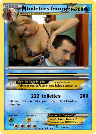 Pokemon toilettes femmes