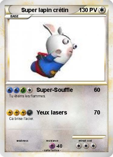 Pokemon Super lapin crétin