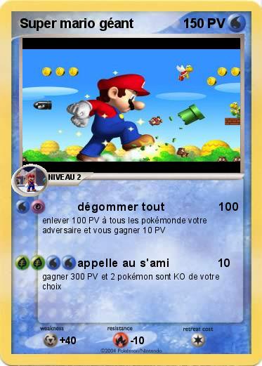 Pokemon Super mario géant