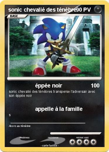 Pokemon sonic chevalié des ténèbre